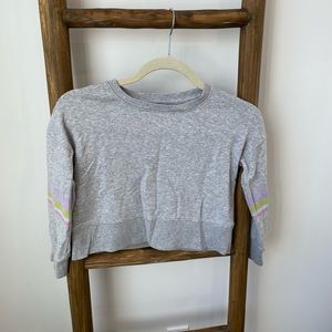 Cropped Crew Neck Girls sweatshirt